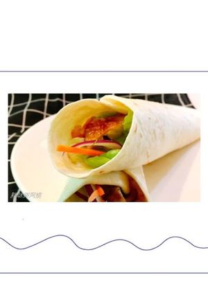 墨西哥莎莎醬迷迭香雞腿排捲餅 的食譜成品照片