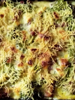 Una foto de Brócoli en el horno