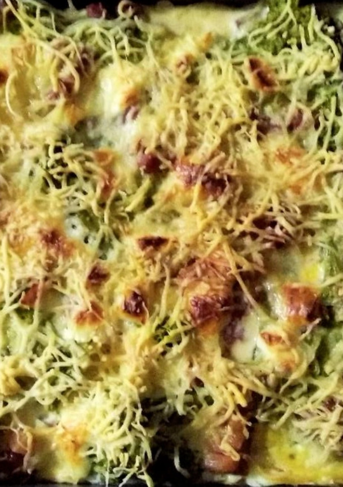 Una foto de Brócoli en el horno