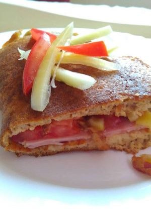 Tojásos, baconos zabreggeli recept fotója