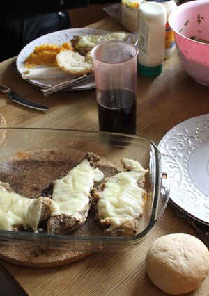 Una foto de Almuerzo para resfriado y su mujer