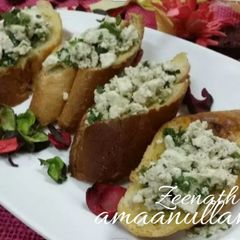 A picture of Paneer Bruschetta.