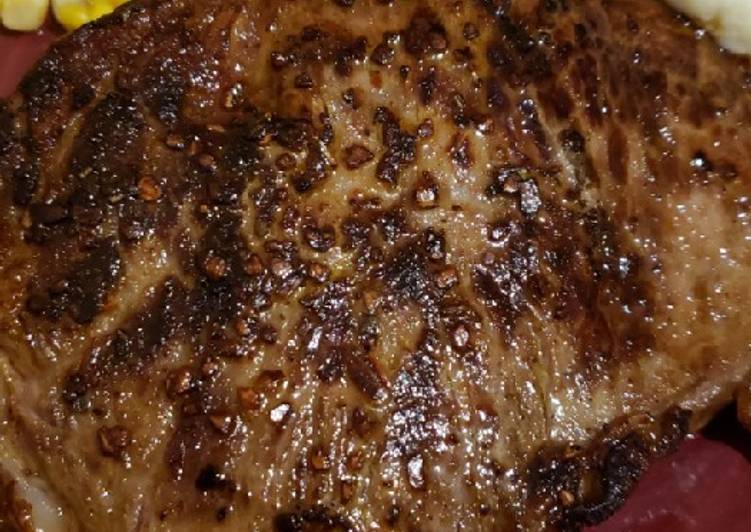 Recipe of Super Quick Homemade Steak dinner