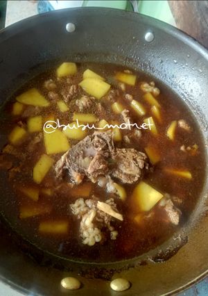 Foto resep Semur kecap daging