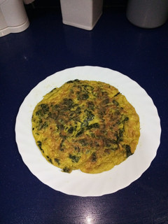 Una foto de Tortilla de espinacas