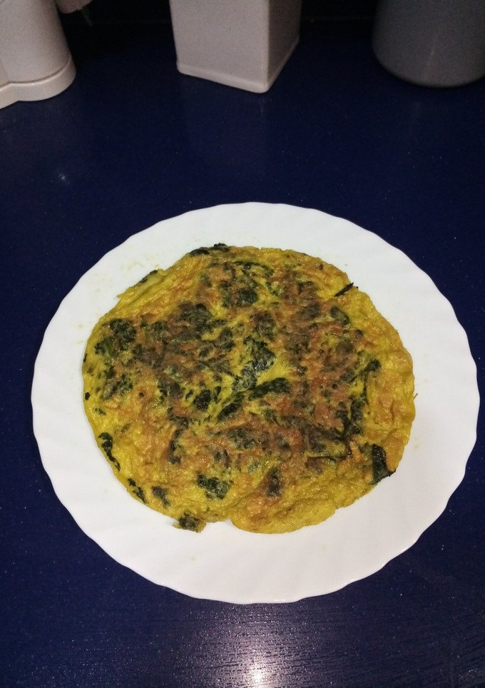 Una foto de Tortilla de espinacas
