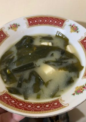 Foto resep Sup Miso Rumput Laut