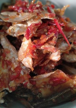 Foto resep Ikan Asin Balado