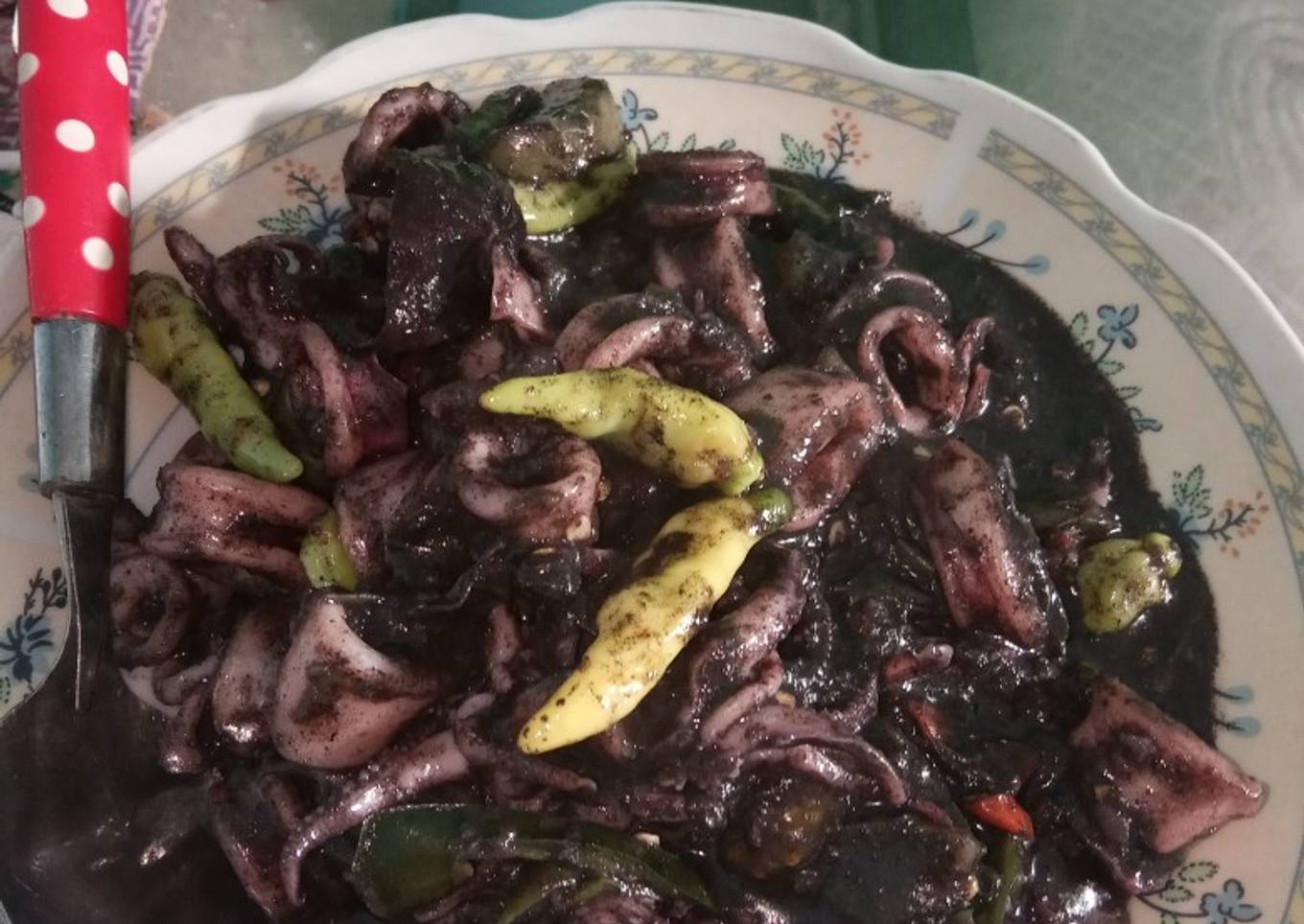 tumis cumi hitam