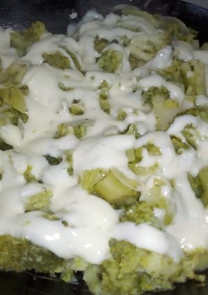 Una foto de Brócoli con queso