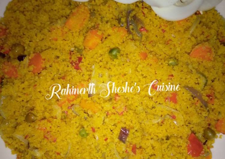 Steps to Prepare Homemade Vegetable Couscous | Quick Recipe For Collage Students