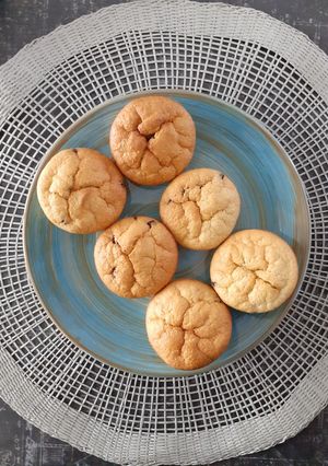 Une photo de Muffins à L'Amande et Pépites de Chocolat / Healthy