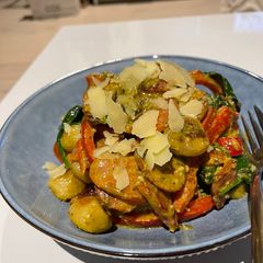 A picture of Chorizo Pesto Gnocchi.