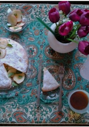 عکسی از دستور کیک وانیلی