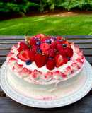 Strawberry Cake with Cream Cheese Frosting 🎂