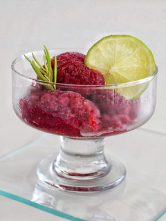 Una foto de Sorbete de Frutos Rojos