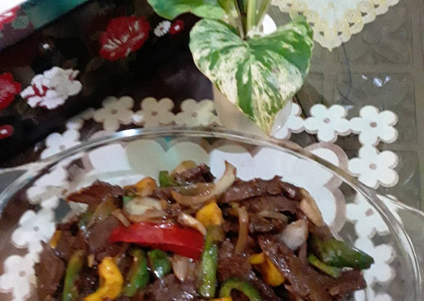 #28 Beef teriyaki paprika