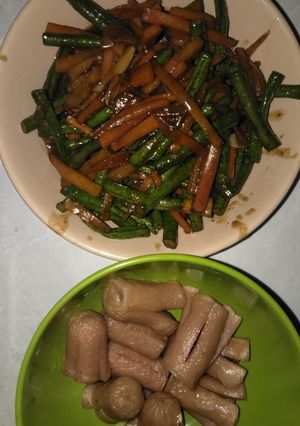 Foto resep Tumis Kacang Panjang dan Wortel a la Anak Kos