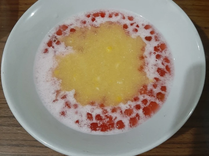 Langkah Mudah untuk Membikin Resep Bubur Jamuran (Jagung Mutiara Santan) yang Sempurna Anti Ribet, Mantap