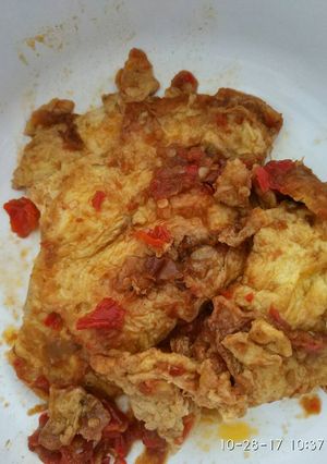 Foto resep Telur ceplok balado