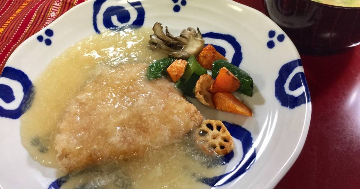 Japanese Fried Fish with Daikon sauce Recipe by Aunty Eiko's
