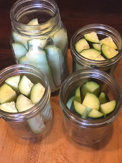 A picture of California Farm Pickled Cucumber Spears.