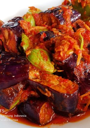 Foto resep Terong balado petai mudah