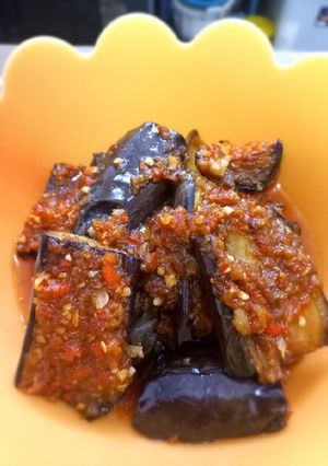Foto resep Terong Balado (Enak)