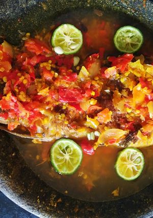 Foto resep Pecak Ikan mas ala betawi