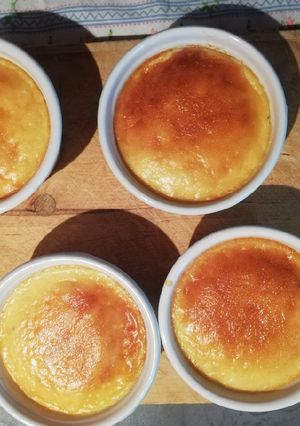 Une photo de Flan à l'ail