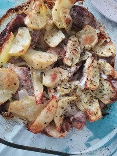 Una foto de Secreto ibérico con patatas al horno 😍