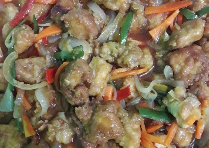 Resep Chiken Filet saus asam manis yang Lezat Sekali