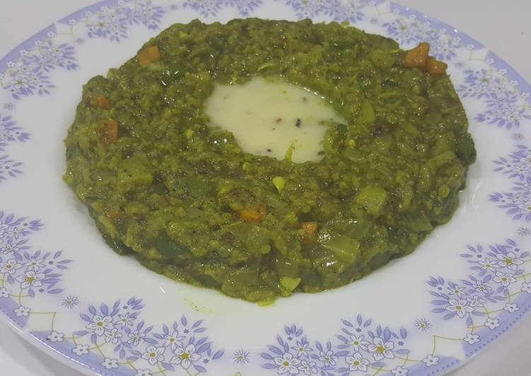 Any-night-of-the-week Sahi veg palak paneer rice