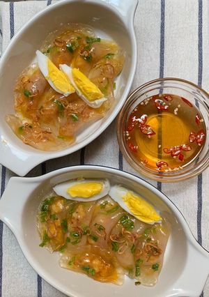 Hình của món Bánh bột lọc tôm.