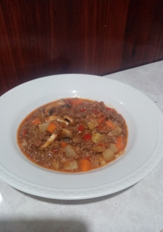 Una foto de Carne al vino tinto #mimamamemima