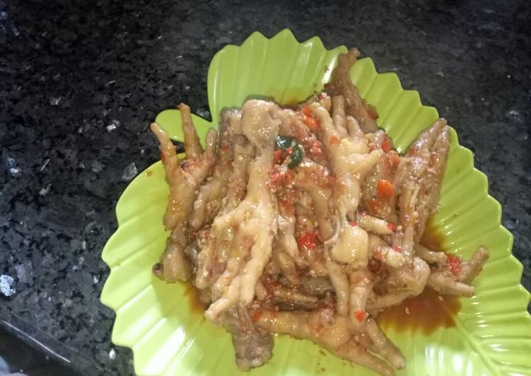 Resep: Ceker Pedas Lembut yang Lezat