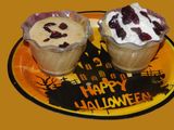Smoothie/cocktail/mocktail with pumpkin, pumpkin spice. mango banana and apple