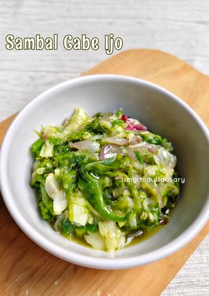 Foto resep Sambal Cabe Ijo