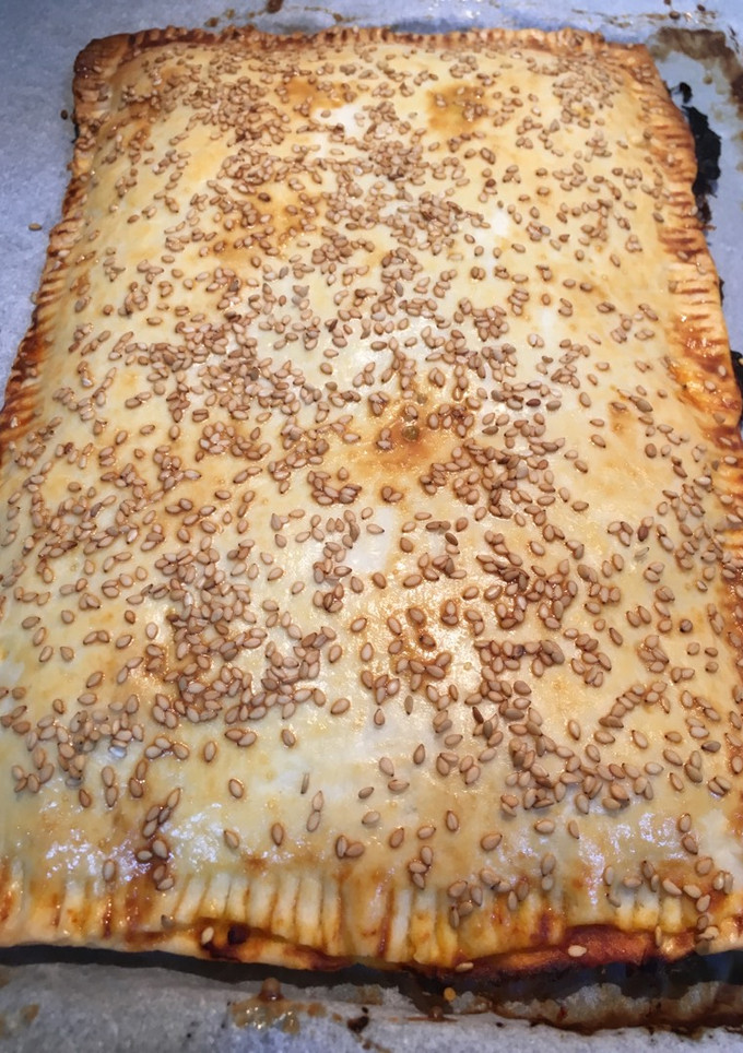 Una foto de Empanada rápida de pisto