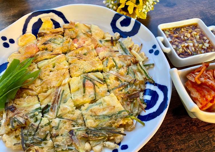 Simple Way to Prepare Any-night-of-the-week Korean Pan Cake (Chidjimi) ①
