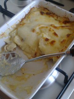 Körtés csirke palacsintaágyon recept fotója