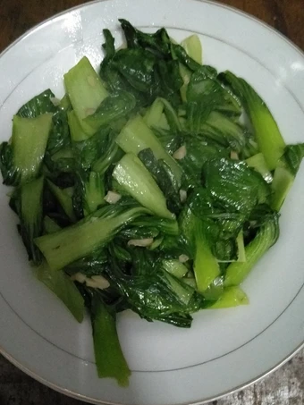 Easy Steps to Make Pokcay bawang putih the Awesome  Really delicious