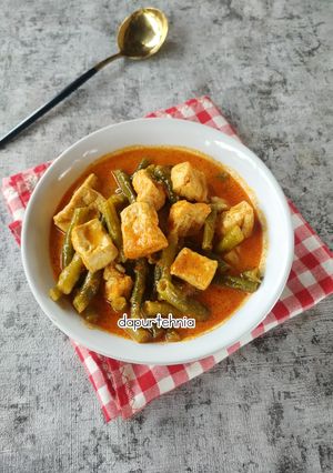 Foto resep Gulai Kacang Panjang Tahu