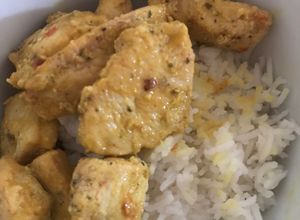 Una foto de Pollo a la miel mostaza (fácil, rápido y delicioso)