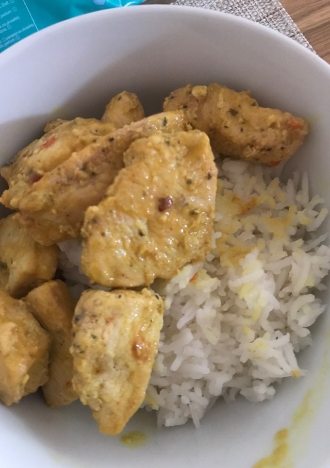 Una foto de Pollo a la miel mostaza (fácil, rápido y delicioso)