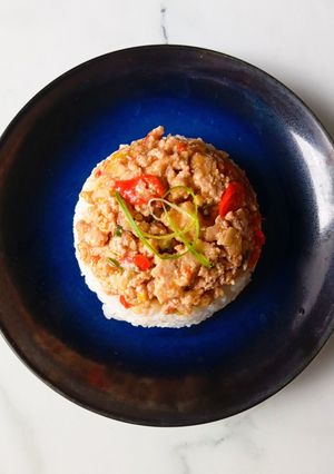 Foto resep Ayam Cincang Saus Tiram
