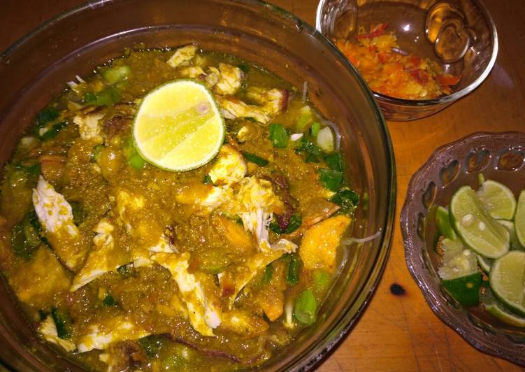 Resep Soto Ayam Komplit, Enak