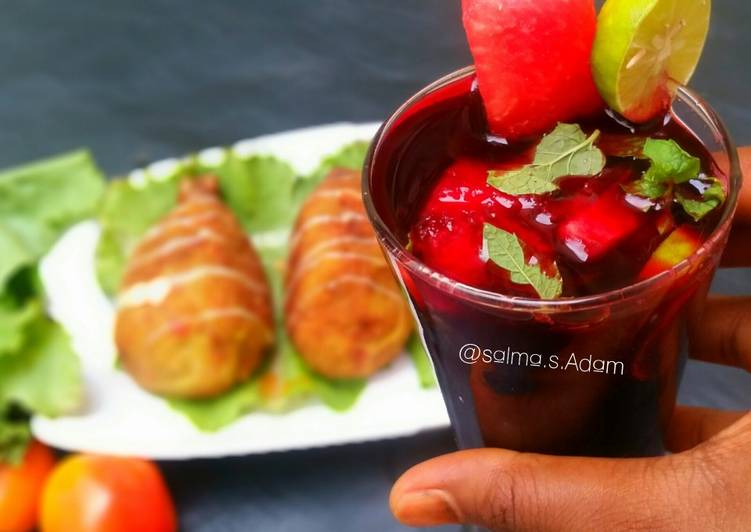 Easiest Way to Make Homemade Zobo juice by salma&#39;s delicacies