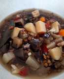 Lentejas al rodaballo