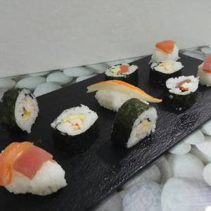 Sushi sencillo, varios tipos